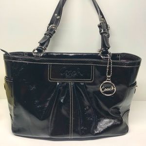 Coach Shoulder bag black leather